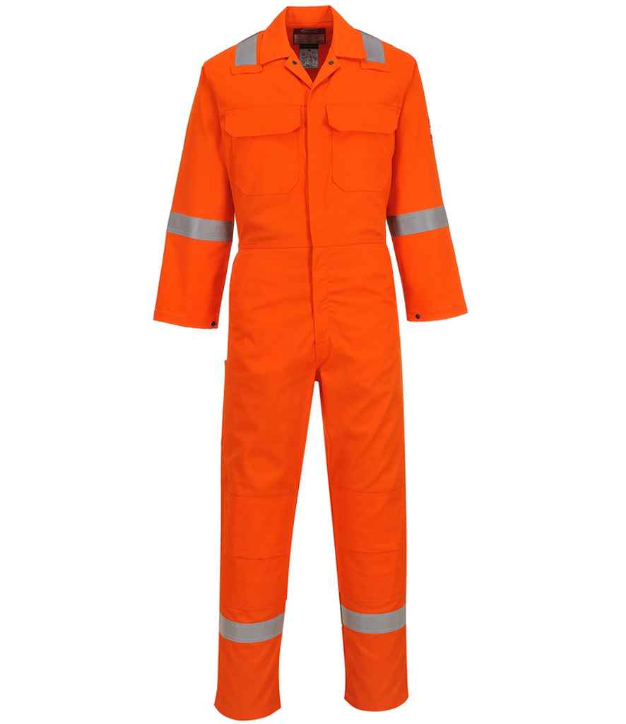 Portwest Bizweld Flame Resistant Iona Coverall - Orange